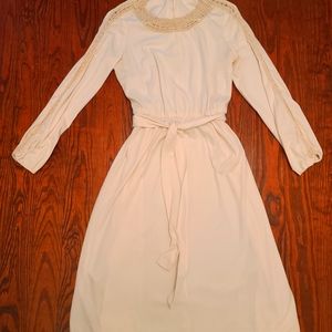 Vintage 60s/70s White Dress